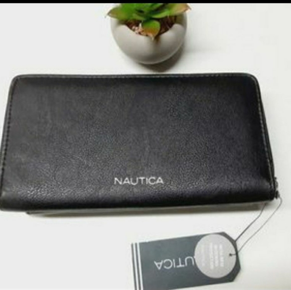 Nautica Black Ocean Organizer with RFID Protection - NWT - Picture 7 of 7